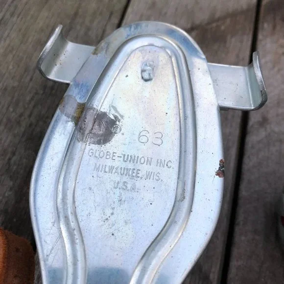 Vintage Metal Roller Skates Adjustable Ankle Strap No 63 Globe-Union Inc No Key - Picture 13 of 17